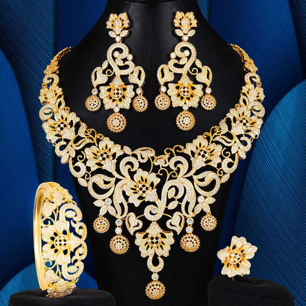 missvikki luxury bridal wedding necklace bangle earrings ring 4 pcs jewelry set dancer stage performance party show high quality, Silver
missvikki luxury bridal wedding necklace bangle earrings ring 4 pcs jewelry set dancer stage performance party show high quality, Silver