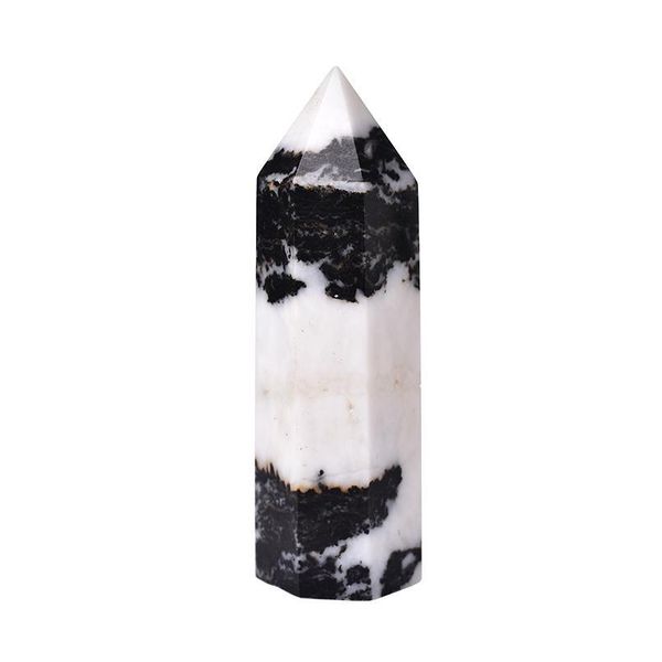 1pc natural stone crystal point healing obelisk black and white zebra quartz wand beautiful ornament for home decor qylvuz
1pc natural stone crystal point healing obelisk black and white zebra quartz wand beautiful ornament for home decor qylvuz