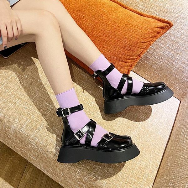 boussac chunky heel ankle strap platform mary janes shoes women black punk buckle deco high heel women pumps goth shoes1
boussac chunky heel ankle strap platform mary janes shoes women black punk buckle deco high heel women pumps goth shoes1