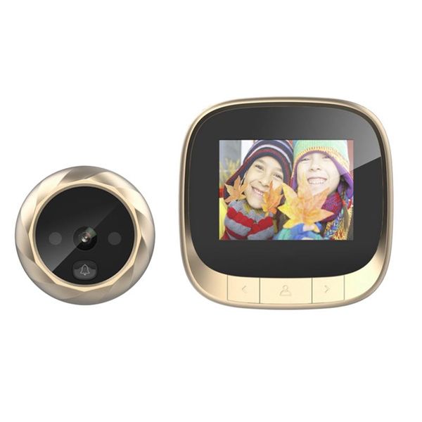 hd smart cat eye home electronic doorbell 2.4 inch visual surveillance anti-theft camera video gold
hd smart cat eye home electronic doorbell 2.4 inch visual surveillance anti-theft camera video gold
