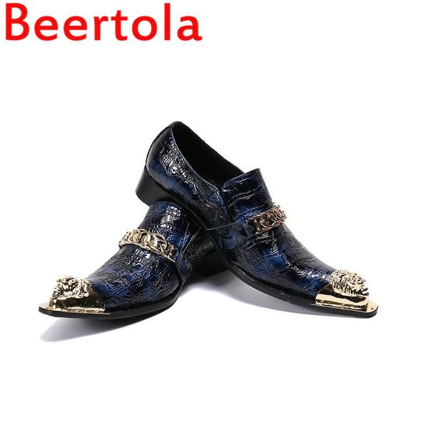 beertola leather metal chain men's dress shoes flats heel slip-on shoes men business male flat bottom man big size, Black
beertola leather metal chain men's dress shoes flats heel slip-on shoes men business male flat bottom man big size, Black