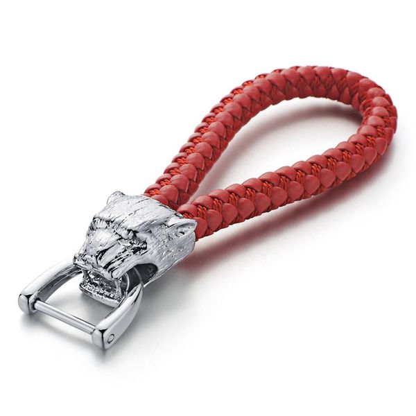 dalaful new high grade men key chain leopard woven leather rope keychains gift for car women detachable key rings holder k357 h jllqbi, Red;blue
dalaful new high grade men key chain leopard woven leather rope keychains gift for car women detachable key rings holder k357 h jllqbi, Red;blue