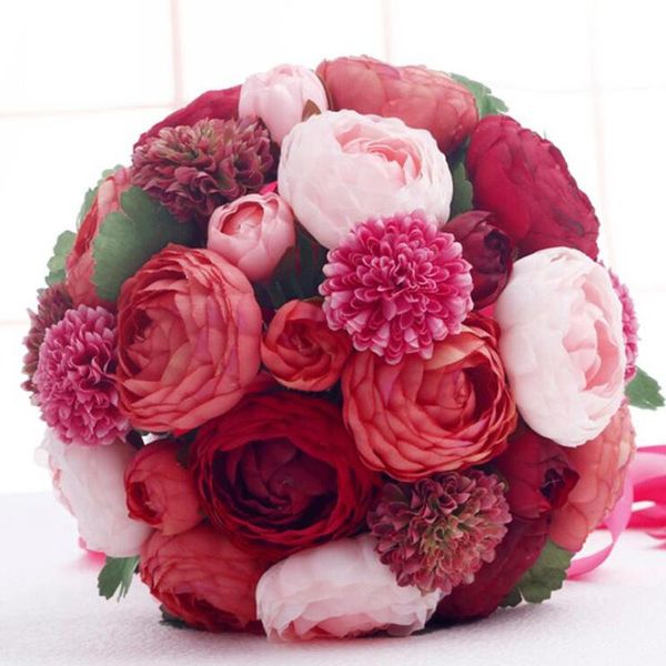 decorative flowers & wreaths handmade mixed silk artificial bride holding flower bridesmaid wedding bouquet beach bridal bouquets
decorative flowers & wreaths handmade mixed silk artificial bride holding flower bridesmaid wedding bouquet beach bridal bouquets