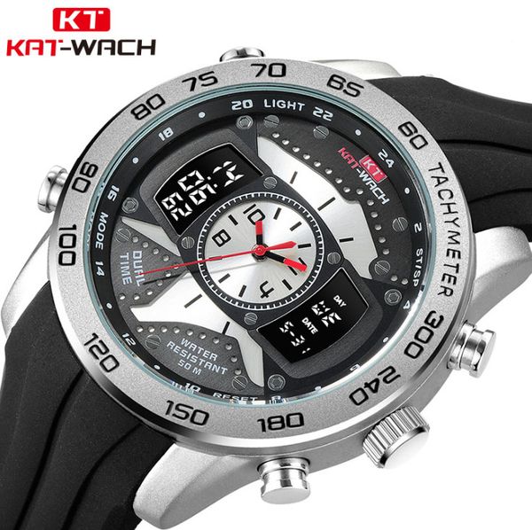 kt714 men outdoor sports luminous depth waterproof watch electronic quartz watch manufacturers direct wholesale, Slivery;brown
kt714 men outdoor sports luminous depth waterproof watch electronic quartz watch manufacturers direct wholesale, Slivery;brown