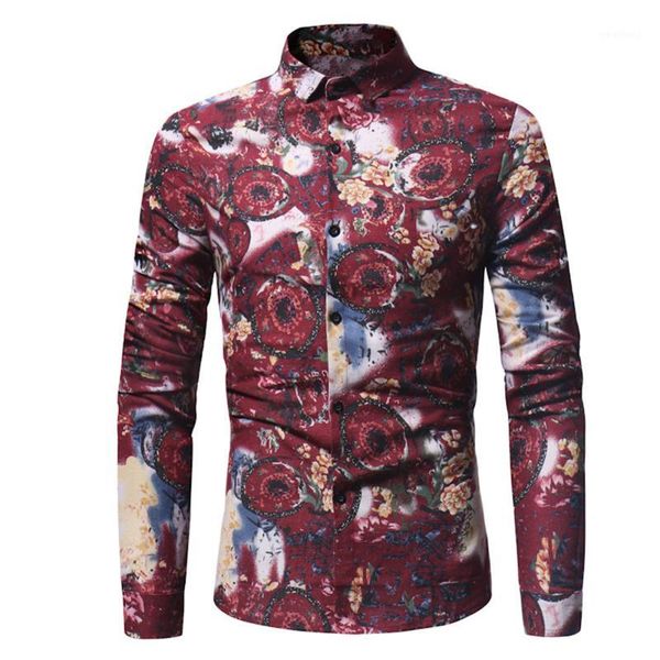 men's dress shirts chinese style red flower shirt gentleman dinner retro male slim blouse long sleeve business man casual 20211, White;black
men's dress shirts chinese style red flower shirt gentleman dinner retro male slim blouse long sleeve business man casual 20211, White;black