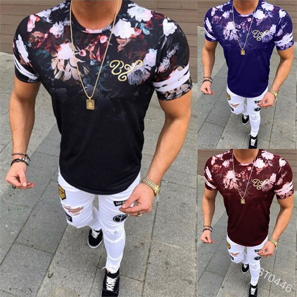 2020 men's trend hip hop slim fit short sleeve personalized 3d printing round neck t-shirt, White;black
2020 men's trend hip hop slim fit short sleeve personalized 3d printing round neck t-shirt, White;black