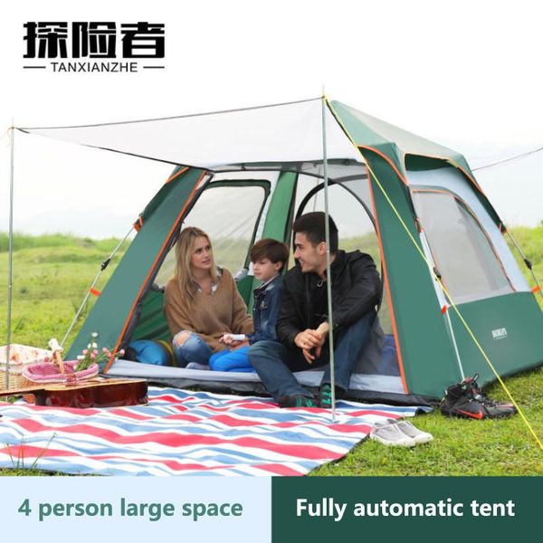 tanxianzhe full automatic tent outdoor quick opening 3-4 people thickened rain proof 2 person outdoor camping tent
tanxianzhe full automatic tent outdoor quick opening 3-4 people thickened rain proof 2 person outdoor camping tent