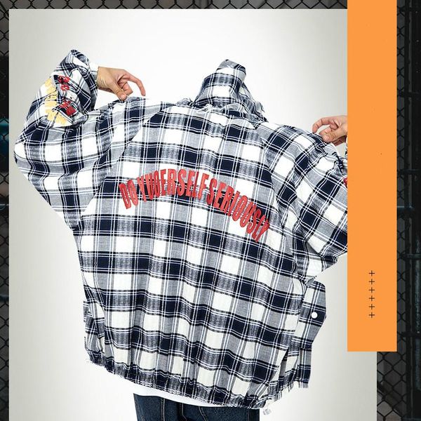 men's jackets autumn tide brand printed jacket men casual letters hooded bat sleeve plaid, Black;brown
men's jackets autumn tide brand printed jacket men casual letters hooded bat sleeve plaid, Black;brown