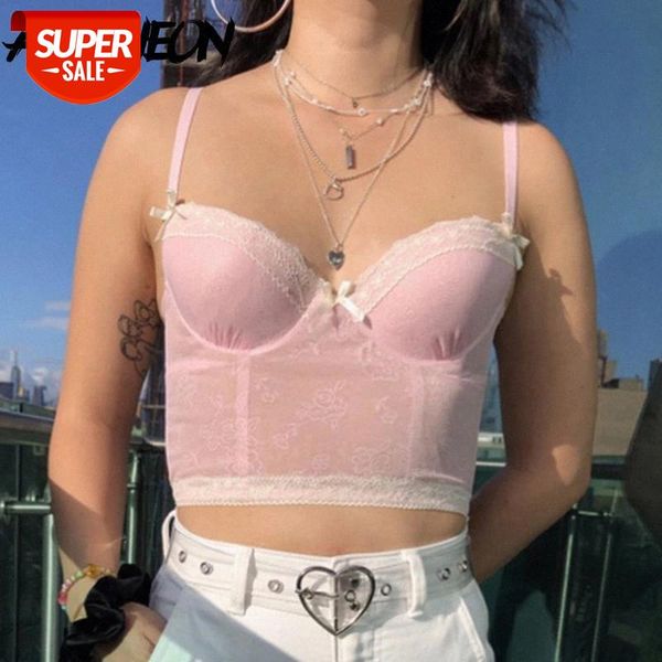 allneon 2000s streetwear pink lace corset y2k aesthetics backless spaghetti strap crop vintage cute camis transparent #xc2v, White
allneon 2000s streetwear pink lace corset y2k aesthetics backless spaghetti strap crop vintage cute camis transparent #xc2v, White