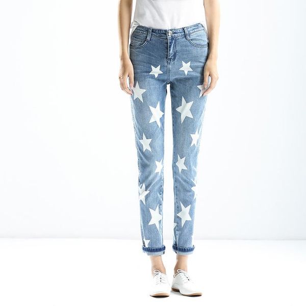 new pentagon jeans women s leisure straight barrel loose high waist star light color trousers printed elastic pants tide, Blue
new pentagon jeans women s leisure straight barrel loose high waist star light color trousers printed elastic pants tide, Blue