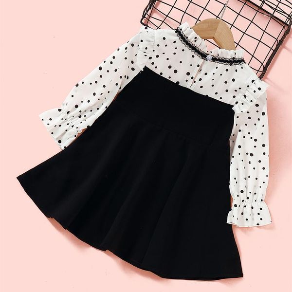girl long sleeve dress children black wave points printed pattern ruffled collar one-piece for spring/ autumn1, Red;yellow
girl long sleeve dress children black wave points printed pattern ruffled collar one-piece for spring/ autumn1, Red;yellow