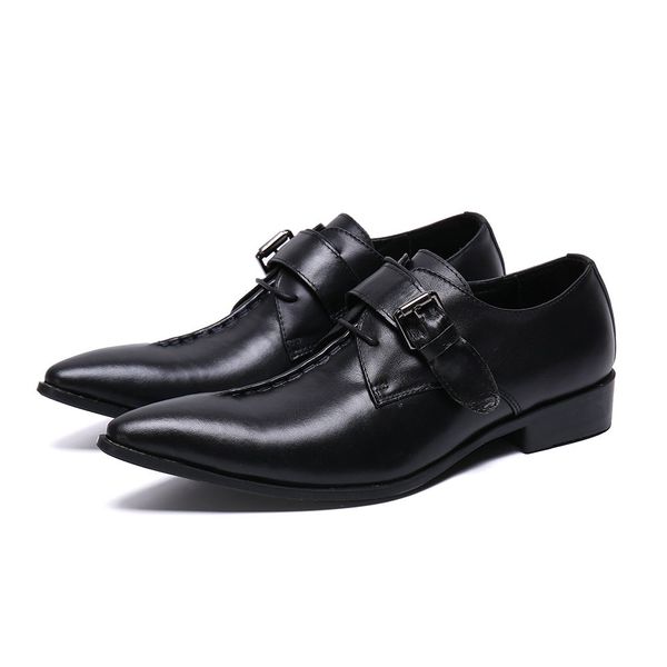 zapatos de hombre black genuine leather mens pointed toe dress formal office shoes men sapato social men's shoes gents fashion
zapatos de hombre black genuine leather mens pointed toe dress formal office shoes men sapato social men's shoes gents fashion