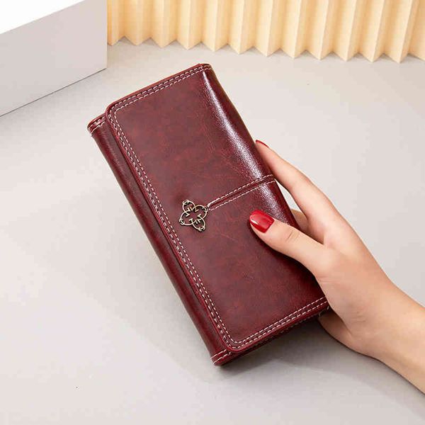 wallets bags handbags women's long 2021 oil wax wallet zipper large capacity handbag, Red;black
wallets bags handbags women's long 2021 oil wax wallet zipper large capacity handbag, Red;black