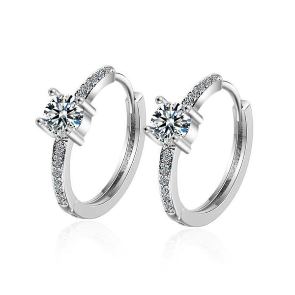 hoop & huggie trendy 925 silver earrings for women jewelry girl gold earring female princess party accessories shiny cz bijou, Golden;silver
hoop & huggie trendy 925 silver earrings for women jewelry girl gold earring female princess party accessories shiny cz bijou, Golden;silver