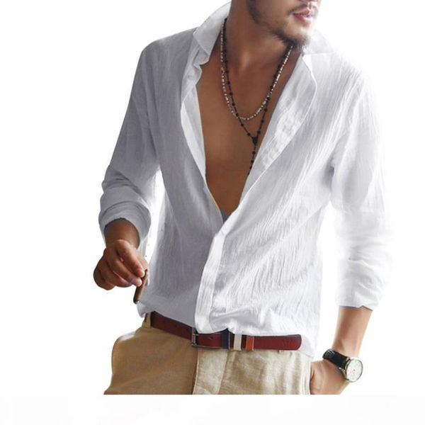 nibesser mens white linen shirts long sleeve business shirt male slim fit casual solid flax dress shirt high quality, White;black
nibesser mens white linen shirts long sleeve business shirt male slim fit casual solid flax dress shirt high quality, White;black
