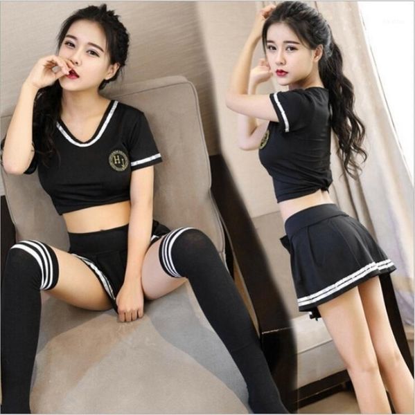 women's school girl uniform outfit cosplay cheerleading uniform rompers plaid skirt lingerie sets1, Red;black
women's school girl uniform outfit cosplay cheerleading uniform rompers plaid skirt lingerie sets1, Red;black