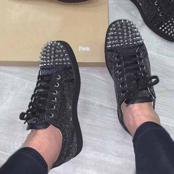 новый роскошный моды блеск кожа повседневный walking дизайнер red bottom low top кроссовки обувь top qaulity досуг обувь свадьба, платье пар, Black
новый роскошный моды блеск кожа повседневный walking дизайнер red bottom low top кроссовки обувь top qaulity досуг обувь свадьба, платье пар, Black