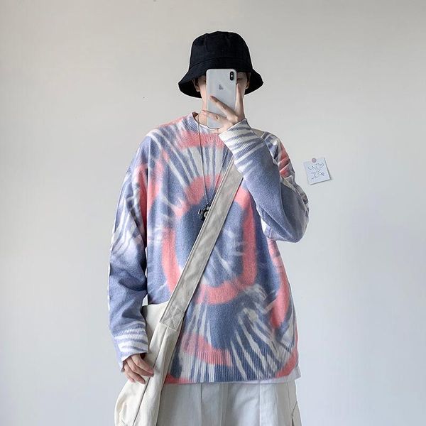 men's sweaters korean tie-dye sweater warmth and fashion retro casual knitted pullover men streetwear loose mens clothes -3xl, White;black
men's sweaters korean tie-dye sweater warmth and fashion retro casual knitted pullover men streetwear loose mens clothes -3xl, White;black