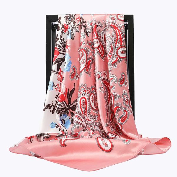 scarves summer fashion for women print satin silk scarf female 90x90cm square shawl bandana head large hijab scarfs ladies, Blue;gray
scarves summer fashion for women print satin silk scarf female 90x90cm square shawl bandana head large hijab scarfs ladies, Blue;gray