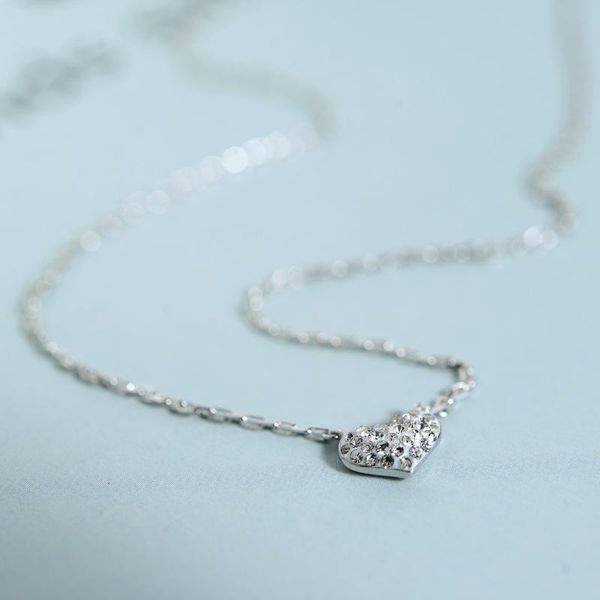 pendant necklaces s925 sterling silvery necklace red black white heart insert drill high-grade, Silver
pendant necklaces s925 sterling silvery necklace red black white heart insert drill high-grade, Silver