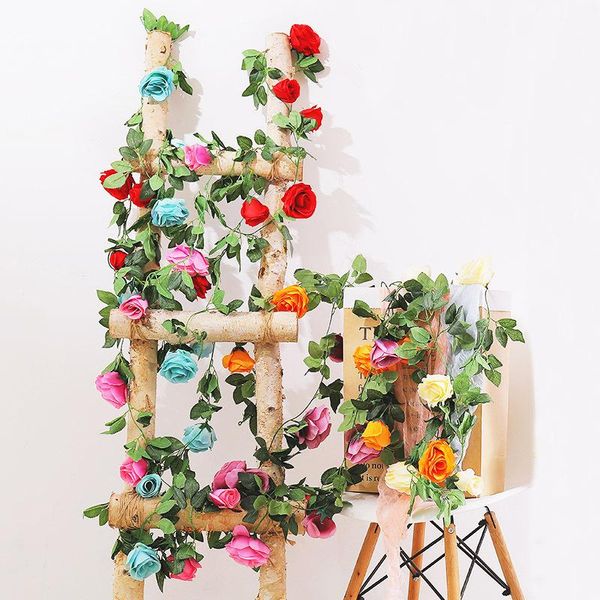decorative flowers & wreaths rose rattan imitation artificial flower vine plastic fake plant air conditioner pipeline winding heating dec
decorative flowers & wreaths rose rattan imitation artificial flower vine plastic fake plant air conditioner pipeline winding heating dec