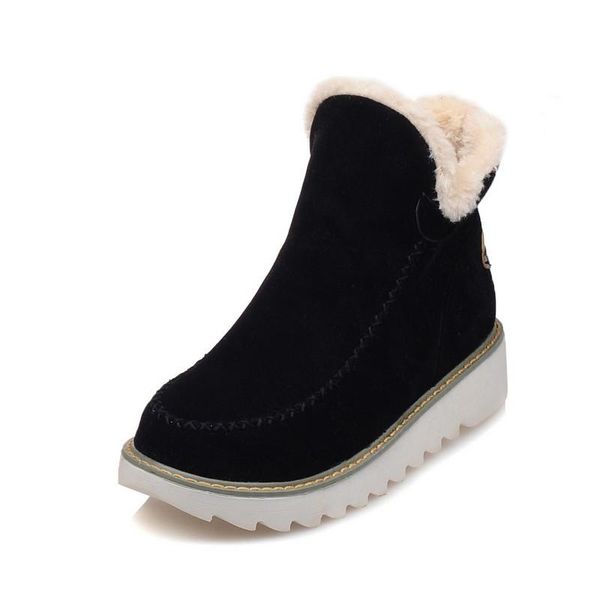 boots women snow ankle female flock slip on winter plush antiskid zapatos mujer size 25-62, Black
boots women snow ankle female flock slip on winter plush antiskid zapatos mujer size 25-62, Black