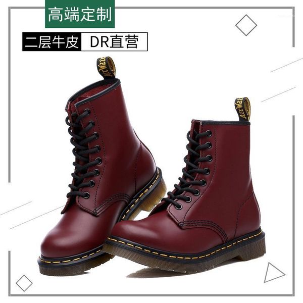 8 hole high help boots female leather boots and men's and women's scooter cross-border big yards1, Black
8 hole high help boots female leather boots and men's and women's scooter cross-border big yards1, Black