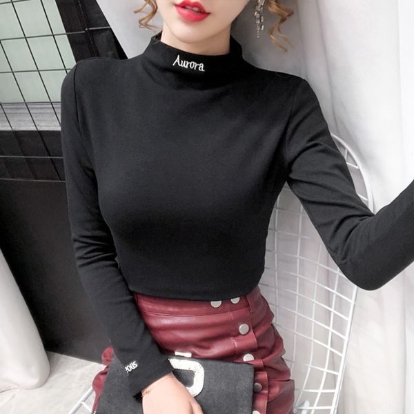 pure cotton half high collar bottoming autumn winter 2020 new thin long sleeve t-shirt t-shirt for women's wear foreign style and all k, White
pure cotton half high collar bottoming autumn winter 2020 new thin long sleeve t-shirt t-shirt for women's wear foreign style and all k, White