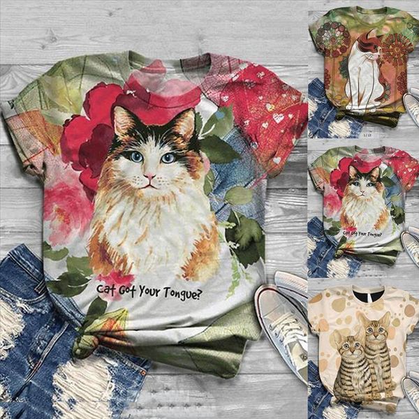 t shirt women harajuku plus size women short sleeve 3d kitty cat printed o neck tee t shirt camisetas mujer, White
t shirt women harajuku plus size women short sleeve 3d kitty cat printed o neck tee t shirt camisetas mujer, White