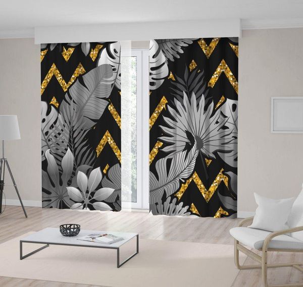curtain palm leaves pattern on gold zigzag summer exotic tropical nature plants floral artwork gray black yellow
curtain palm leaves pattern on gold zigzag summer exotic tropical nature plants floral artwork gray black yellow