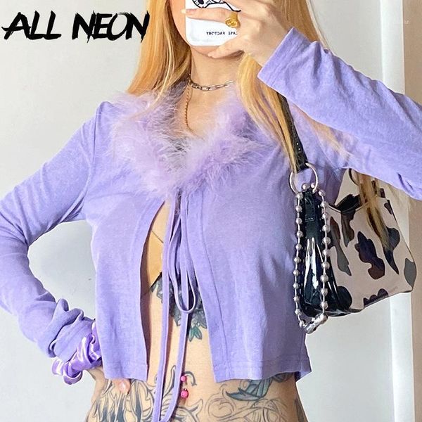 women's t-shirt allneon e-girl 90s streetwear feather neck bandage sleeveless purple sweet vintage solid lace up t-shirts party outfit, White
women's t-shirt allneon e-girl 90s streetwear feather neck bandage sleeveless purple sweet vintage solid lace up t-shirts party outfit, White