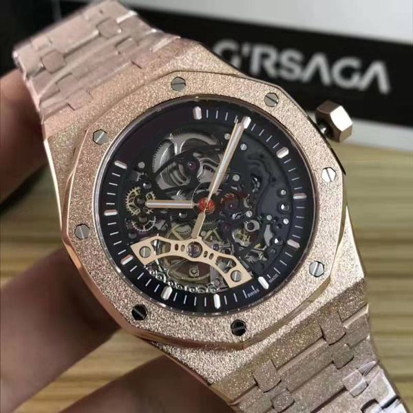 have fun shoppingsteel automatic machine 41mm double transparent hollowed-out sapphire mirror folding buckle waterproof watch, Slivery;brown
have fun shoppingsteel automatic machine 41mm double transparent hollowed-out sapphire mirror folding buckle waterproof watch, Slivery;brown