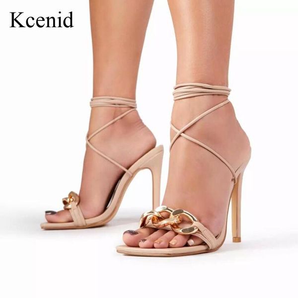 sandals kcenid square head metal chain women pu metallic knot lace-up stiletto heels summer gladiator pumps shoes 41, Black
sandals kcenid square head metal chain women pu metallic knot lace-up stiletto heels summer gladiator pumps shoes 41, Black