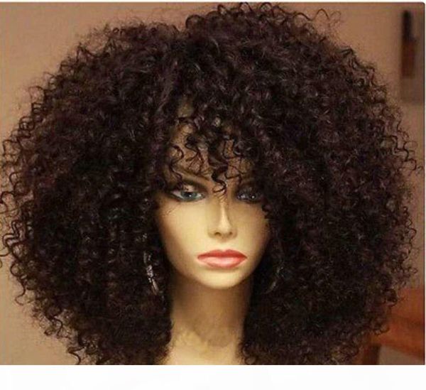 14" afro kinky завитые парики человеческих волос с челкой волос девственницы 180% плотность бесклеевой non фронта шнурка для черных женщин е, Black;brown
14" afro kinky завитые парики человеческих волос с челкой волос девственницы 180% плотность бесклеевой non фронта шнурка для черных женщин е, Black;brown