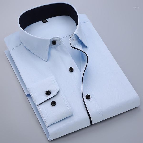 men's casual shirts smart mens long sleeve shirt slim fit style male dress hawaiian 2021 fashion streetwear turn-down collar1, White;black
men's casual shirts smart mens long sleeve shirt slim fit style male dress hawaiian 2021 fashion streetwear turn-down collar1, White;black