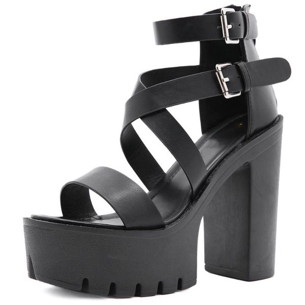 brand new cool cross-strap black gothic style platform block high heels summer sandals woman shoes footwear
brand new cool cross-strap black gothic style platform block high heels summer sandals woman shoes footwear