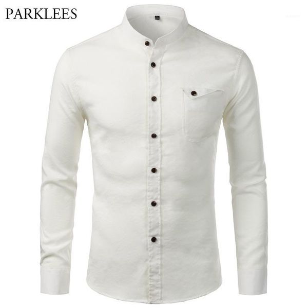 white shirt men 2020 spring new mens button up shirts with pocket casual slim fit stand collar chemise homme camisa masculina1, White;black
white shirt men 2020 spring new mens button up shirts with pocket casual slim fit stand collar chemise homme camisa masculina1, White;black