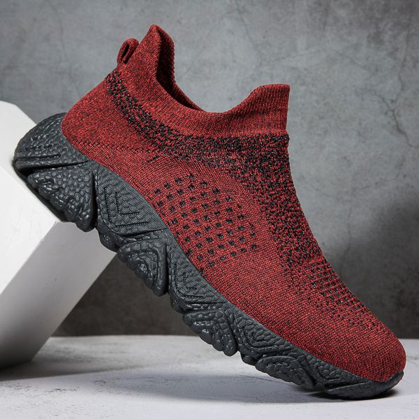 fashion red breathable slip on sneakers men espadrilles ultralight non slip comfort men socks shoes knitting mesh socks sneakers, Red;white
fashion red breathable slip on sneakers men espadrilles ultralight non slip comfort men socks shoes knitting mesh socks sneakers, Red;white