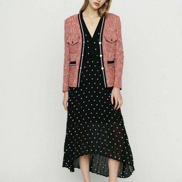 women highest quality short lady of the fine desk designer decorate v pockets wool jackets clothes akwn, Black;brown
women highest quality short lady of the fine desk designer decorate v pockets wool jackets clothes akwn, Black;brown