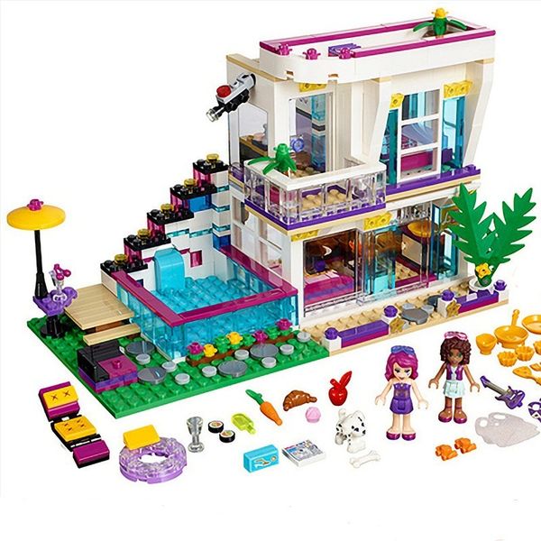 760pcs pop star girl livi's house building blocks friends for girls city bricks set educational toys for children 1008
760pcs pop star girl livi's house building blocks friends for girls city bricks set educational toys for children 1008