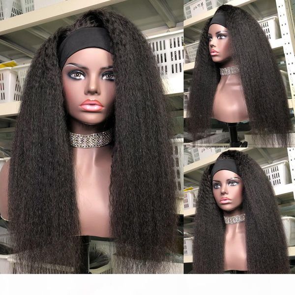 kinky straight headband human hair wig brazilian yaki straight headband wigs high density 150% virgin remy for black women, Black;brown
kinky straight headband human hair wig brazilian yaki straight headband wigs high density 150% virgin remy for black women, Black;brown