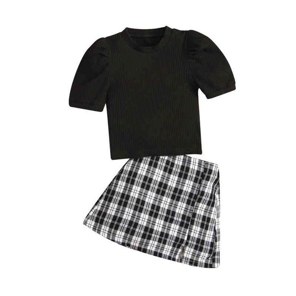 2022-01-06 lioraitiin kids girl fashion outfits set round neck puff sleeve rib knit t-shirt high waist plaid skirts g220217, White
2022-01-06 lioraitiin kids girl fashion outfits set round neck puff sleeve rib knit t-shirt high waist plaid skirts g220217, White