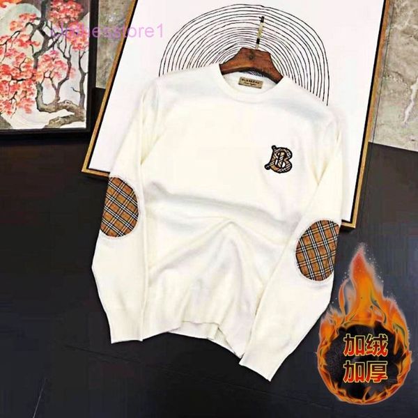 brand bbr hoodie chao brand autumn and winter plush thickened pullover embroidered letter sweater men's fashion splicing men's kor, Black
brand bbr hoodie chao brand autumn and winter plush thickened pullover embroidered letter sweater men's fashion splicing men's kor, Black