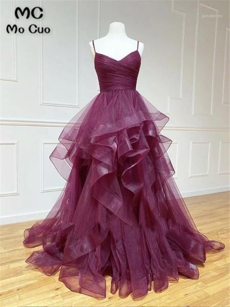 puffy ball burgundy evening dresses long spaghetti straps prom gown organza ruffles women's evening dress prom dress custom made1, White;black
puffy ball burgundy evening dresses long spaghetti straps prom gown organza ruffles women's evening dress prom dress custom made1, White;black