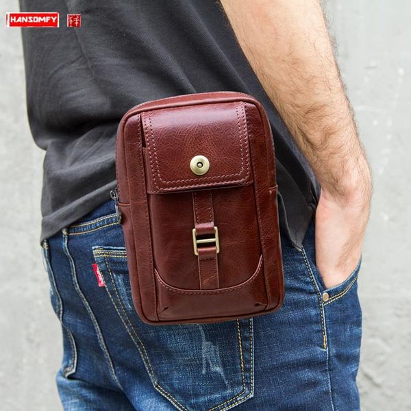 european and american fashion trend leather men's messenger bag multi-function leather mobile phone waist bag
european and american fashion trend leather men's messenger bag multi-function leather mobile phone waist bag