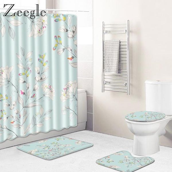 bath mats zeegle 4pcs mat set shower curtain toilet cover seat non-slip pedestal rug bathroom doormat set1
bath mats zeegle 4pcs mat set shower curtain toilet cover seat non-slip pedestal rug bathroom doormat set1