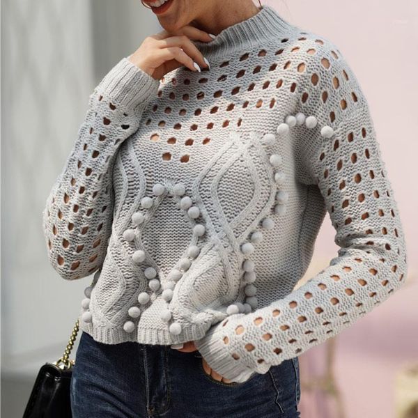 hollow out cropped sweater women autumn half turtleneck knitted sweaters female 2019 winter casual ladies jumpers pull femme1, White;black
hollow out cropped sweater women autumn half turtleneck knitted sweaters female 2019 winter casual ladies jumpers pull femme1, White;black
