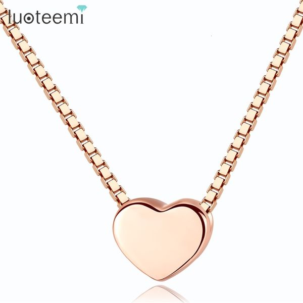 luoteemi authentic 925 sterling silver rose gold color necklace for women love heart design pendant necklaces romantic jewellery
luoteemi authentic 925 sterling silver rose gold color necklace for women love heart design pendant necklaces romantic jewellery