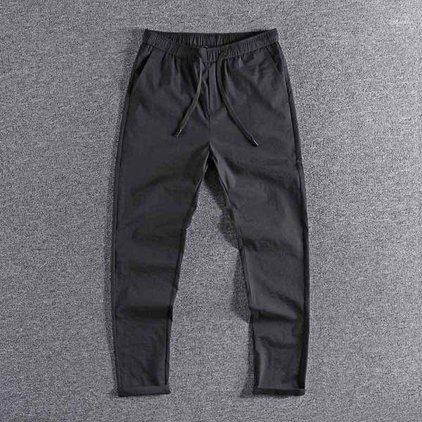 men's pants 2021 pocket decoration summer solid color thin youth drawstring sports quick drying men's casual slim leggings 02261, Black
men's pants 2021 pocket decoration summer solid color thin youth drawstring sports quick drying men's casual slim leggings 02261, Black