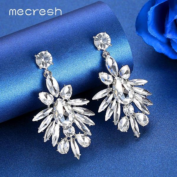 dangle & chandelier mecresh fashion crystal flower leaf wedding drop earrings for women 2021 statement gold rose color bridal eh1629, Silver
dangle & chandelier mecresh fashion crystal flower leaf wedding drop earrings for women 2021 statement gold rose color bridal eh1629, Silver